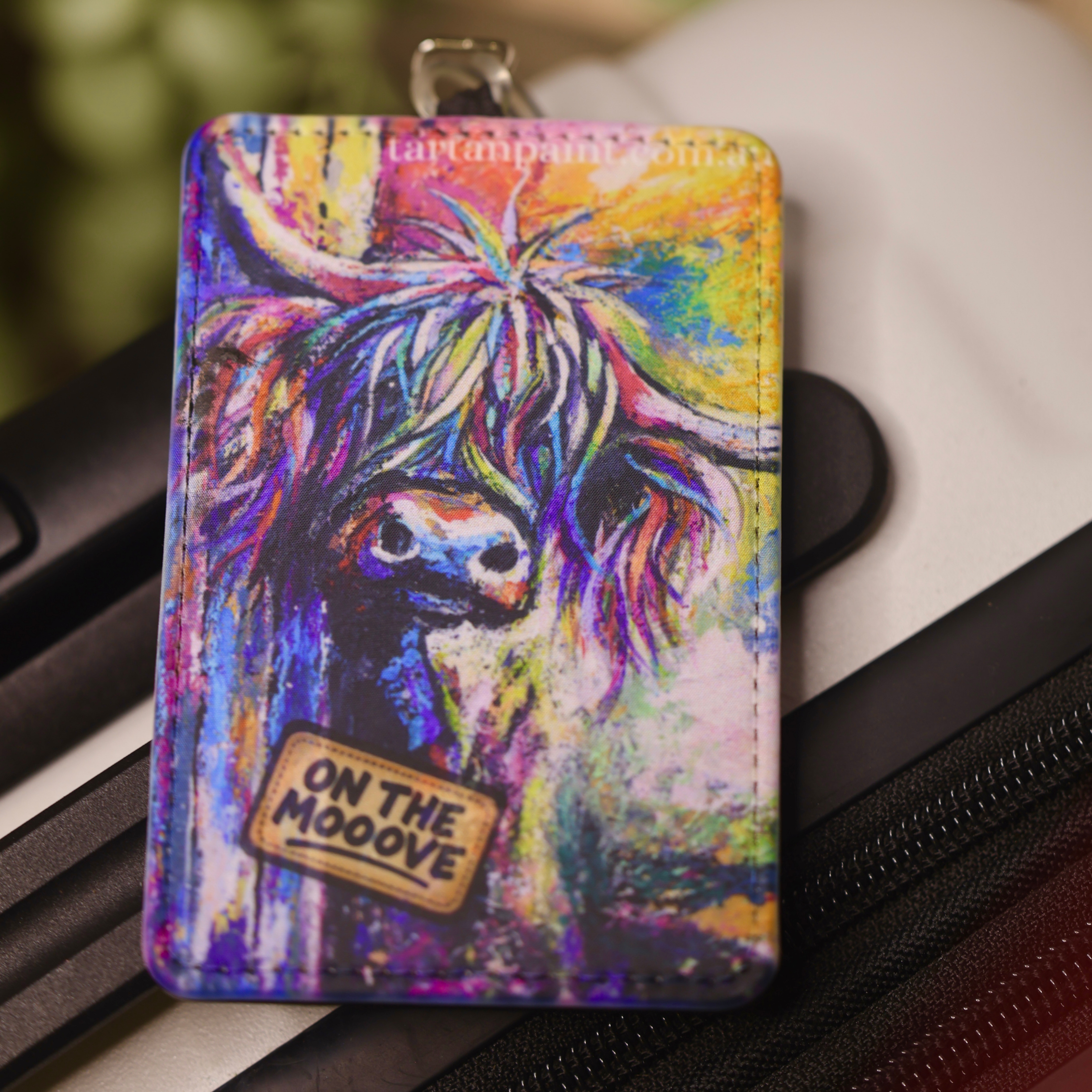 Highland Cow Luggage Tag - Image 4